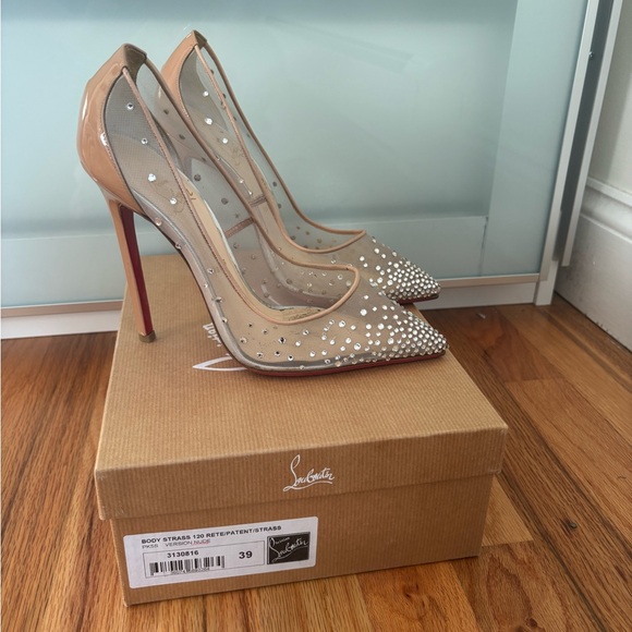 Christian Louboutin Nude Body Strass Heels (120) - Picture 7 of 7